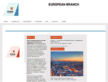 Tablet Screenshot of ciarb-europeanbranch.com